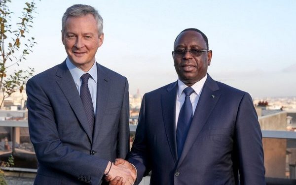 Le ministre des Finances de la France, Bruno Le Maire, hôte du Sénégal