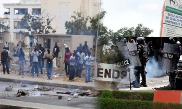 GREVE A L’ENDSS : cinq étudiants arrêtés par la police