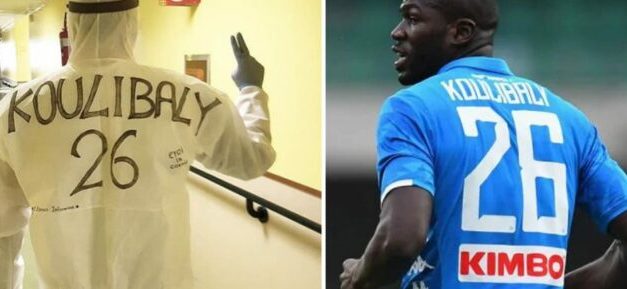 CORONAVIRUS - Un infirmier italien porte " Koulibaly " sur son dos pour se motiver