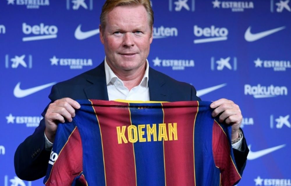 "On va lutter pour remettre le Barça au sommet", assure Koeman