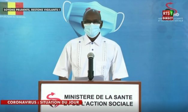 CORONAVIRUS AU SÉNÉGAL - 23 nouveaux cas, 1 décès et 191 malades