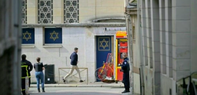 FRANCE -  un homme armé qui tentait de mettre le feu à une synagogue tué par la police