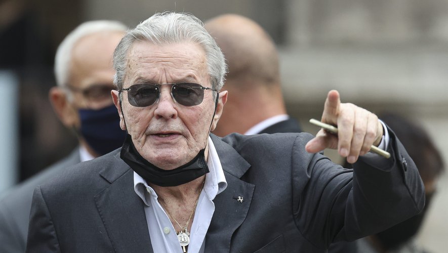 FRANCE - Décès de l'acteur Alain Delon à l'âge de 88 ans