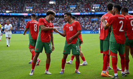 JO 2024/FOOT - Le Maroc écrase les États-Unis (4-0) et rejoint le carré d'As