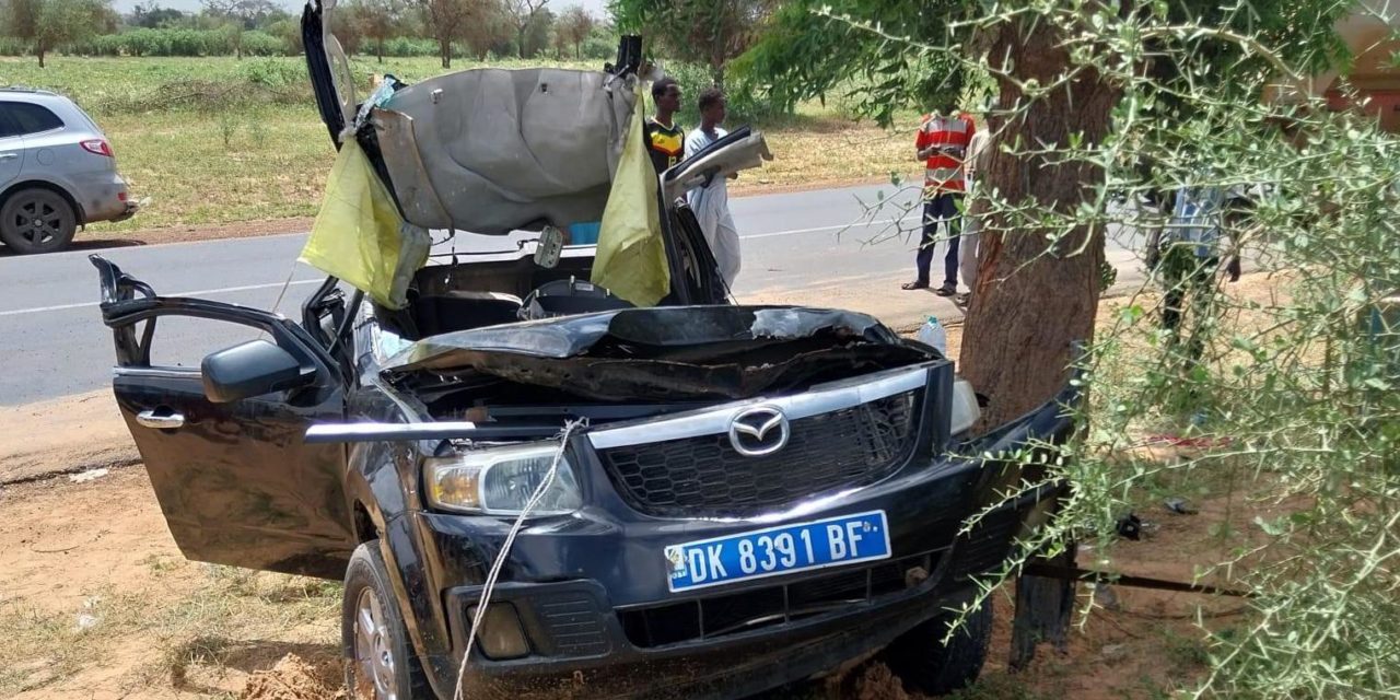 ACCIDENT À KEBEMER- Un mort et trois blessés graves