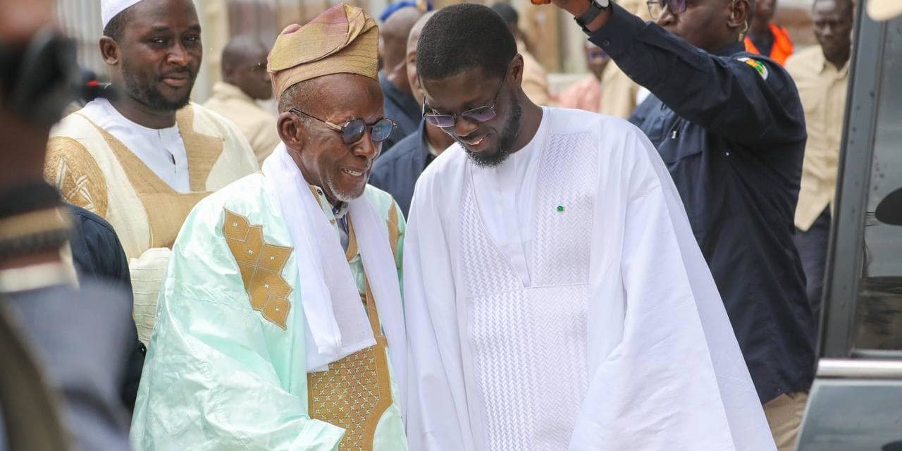 GAMOU - Le président Faye à Kaolack pour une visite de courtoisie au Khalife de Médina Baye