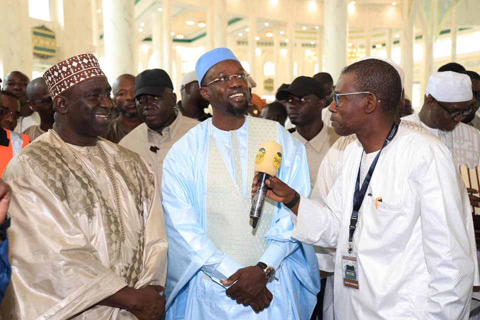 OUSMANE SONKO : "La Grande mosquée de Tivaouane est la preuve de la capacité  des Sénégalais à réaliser leur  progrès"