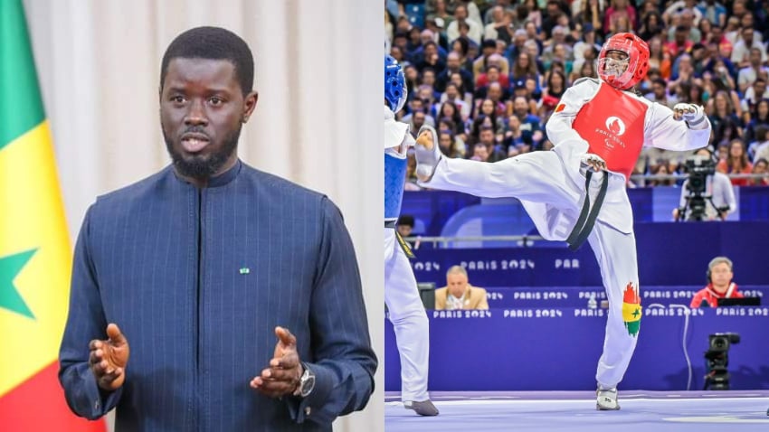 JEUX PARALYMPIQUES - Bassirou Diomaye Faye félicite le taekwondoïste Idrissa Keïta