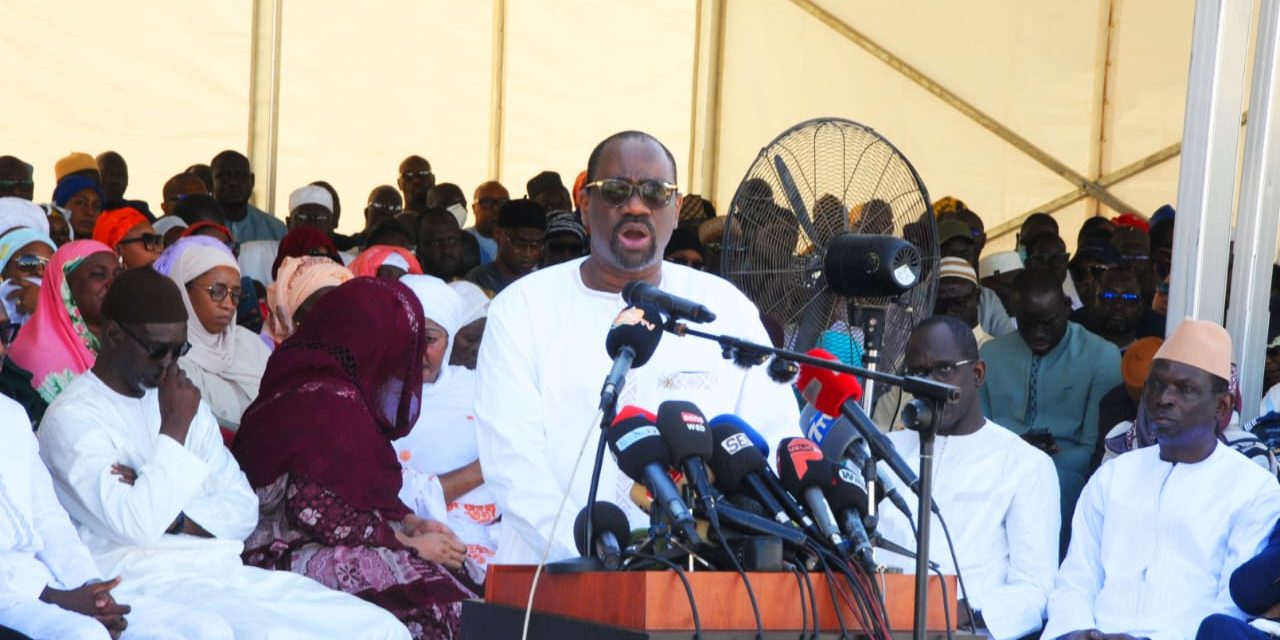 LEVEE DU CORPS DE MOUSTAPHA BA - Le vibrant hommage du président de l'Amicale des Anciens Enfants de Troupe