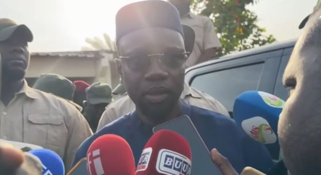 OUSMANE SONKO, TETE DE LISTE NATIONALE D PARTI PASTEF - "Nous appelons les citoyens à sortir voter massivement, dans le calme"